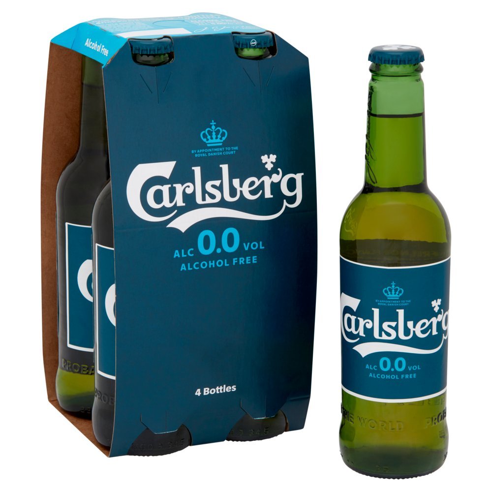 Carlsberg Alcohol Free Lager Beer 4 x 330ml